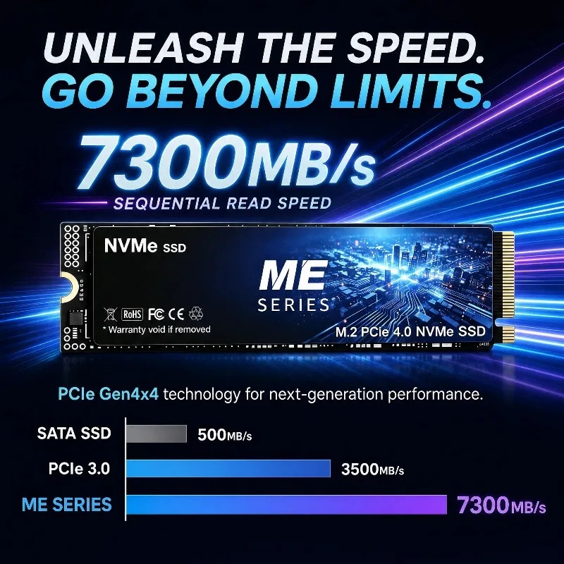 Новый SSD-накопитель ME SERIES – обзор и цена M.2 Nvme 4Tb Pcie 4.0 Ssd