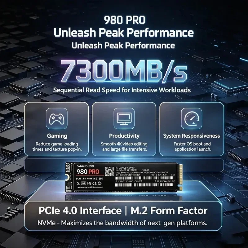 980 PRO NVMe M.2 2280 SSD PCIe – обзор и цена M.2 Nvme 4Tb Pcie 4.0 Ssd