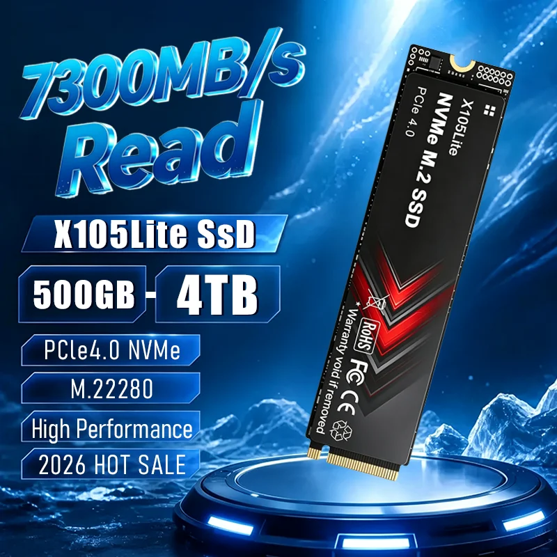 НОВЫЙ X105Lite 500 ГБ–4 ТБ, тв – обзор и цена M.2 Nvme 4Tb Pcie 4.0 Ssd