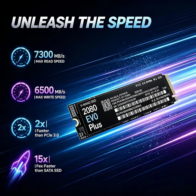Игровой внутренний SSD 2080 EV – обзор и цена M.2 Nvme 4Tb Pcie 4.0 Ssd