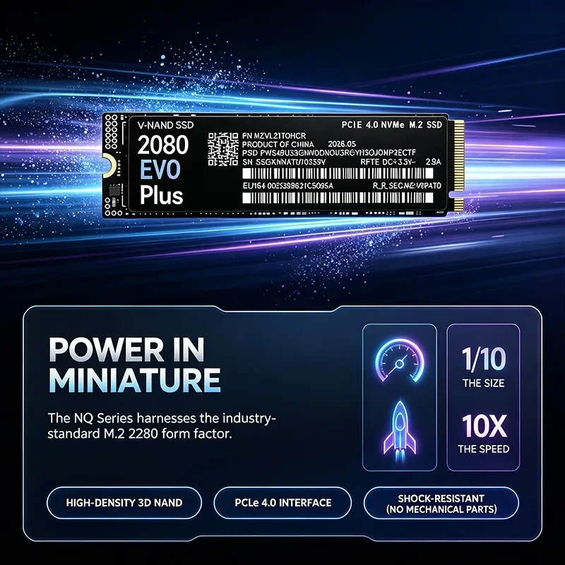 Игровой внутренний SSD 2080 EV – обзор и цена M.2 Nvme 4Tb Pcie 4.0 Ssd