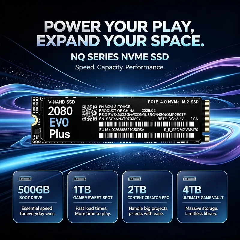 Игровой внутренний SSD 2080 EV – обзор и цена M.2 Nvme 4Tb Pcie 4.0 Ssd