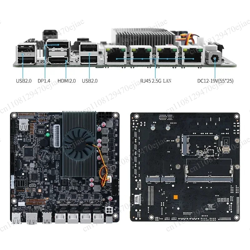 Материнская плата N100 для NAS – обзор и цена Nas Motherboard N100 6 Sata
