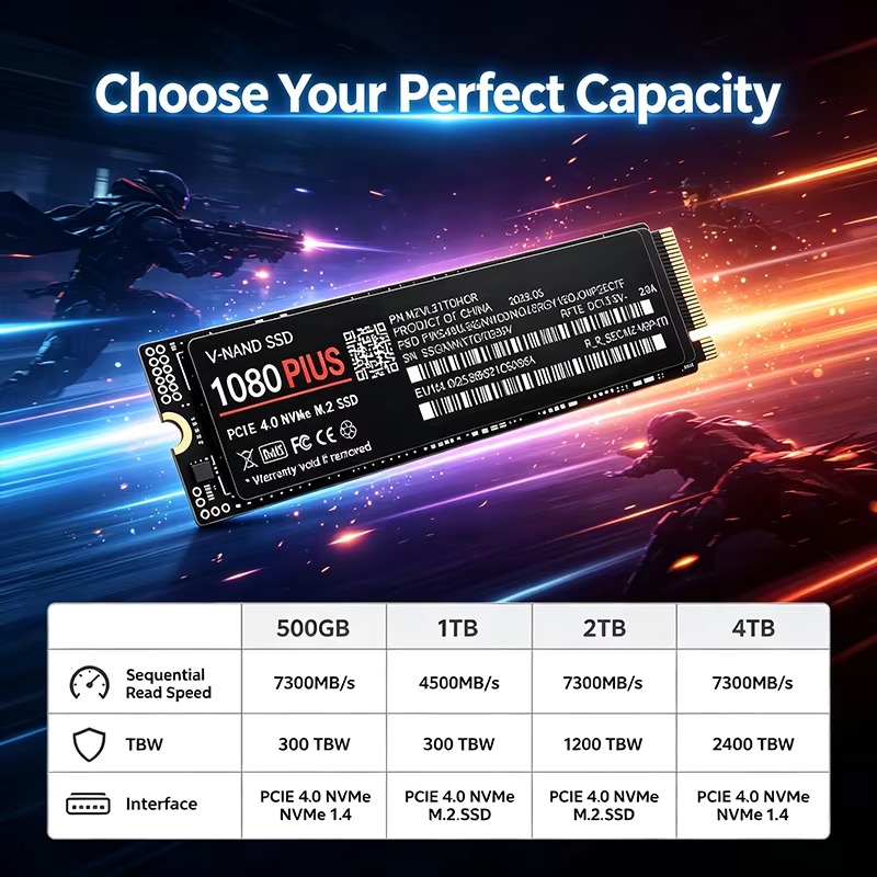 Игровой твердотельный накопите – обзор и цена M.2 Nvme 4Tb Pcie 4.0 Ssd
