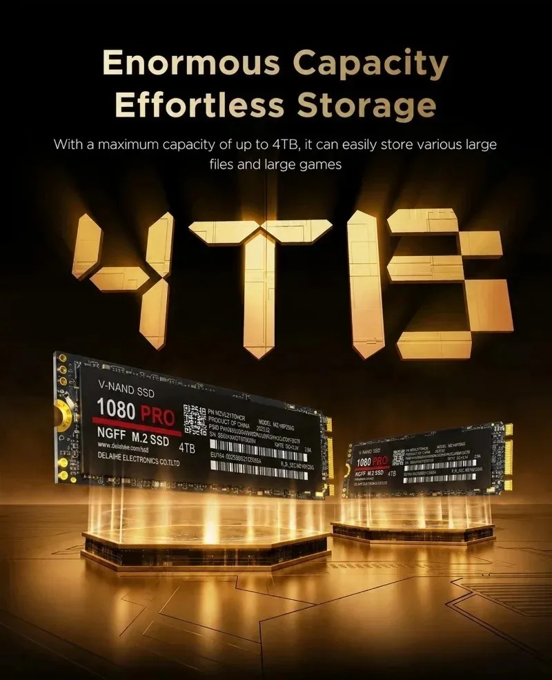 Твердотельный накопитель 2026  – обзор и цена M.2 Nvme 4Tb Pcie 4.0 Ssd